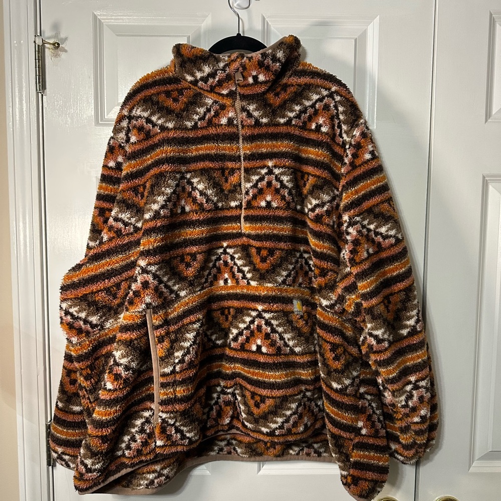 Carhartt Multicolor B. Yellowtail Loose Fit Fleece Pullover